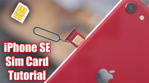 How to Insert & Remove Sim Card iPhone SE 2nd Generation .